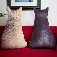 Cat Back Black Pillow Decorative Pillow Throw Pillow Couch Pillow Accent Pillow Best Pillow Gift Idea