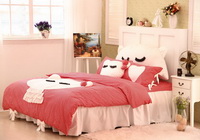 Cute Kitty Red Cat Bedding Kitty Bedding Girls Bedding