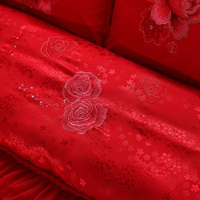 Amazing Gift Closer Hearts Red Bedding Set Princess Bedding Girls Bedding Wedding Bedding Luxury Bedding