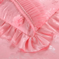 Amazing Gift Happy Event Pink Bedding Set Princess Bedding Girls Bedding Wedding Bedding Luxury Bedding
