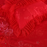 Amazing Gift Romantic Wedding Red Bedding Set Princess Bedding Girls Bedding Wedding Bedding Luxury Bedding