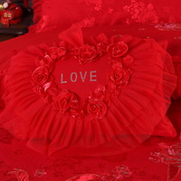 Amazing Gift Romantic Wedding Red Bedding Set Princess Bedding Girls Bedding Wedding Bedding Luxury Bedding