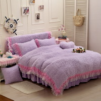 Winter Lovers Purple Princess Bedding Girls Bedding Women Bedding
