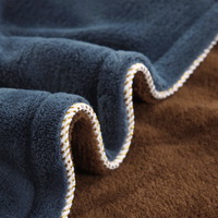 Blue Grey Coffee Coral Fleece Bedding Teen Bedding