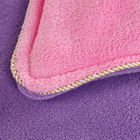 Light Purple Pink Coral Fleece Bedding Teen Bedding
