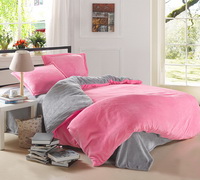 Pink And Silver Gray Coral Fleece Bedding Teen Bedding