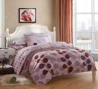 Small Circles Light Purple Teen Bedding Duvet Cover Set