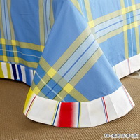 Vertical Stripes Blue Teen Bedding Modern Bedding