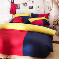 Barcelona Style Red Bedding Set Teen Bedding College Dorm Bedding Duvet Cover Set Gift