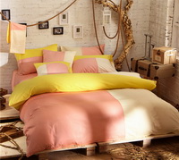 Jeju Love Pink Bedding Set Teen Bedding College Dorm Bedding Duvet Cover Set Gift