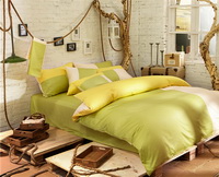 Lime Green Bedding Set Teen Bedding College Dorm Bedding Duvet Cover Set Gift