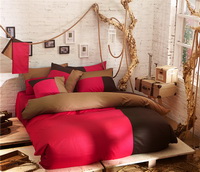 Old Time Red Bedding Set Teen Bedding College Dorm Bedding Duvet Cover Set Gift